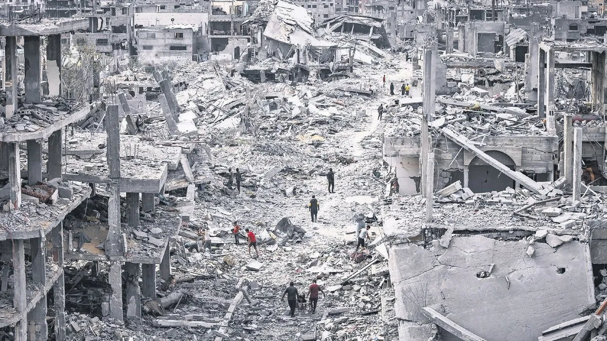 Katil İsrail Gazze’de 30 mahalleyi tamamen yok etti!