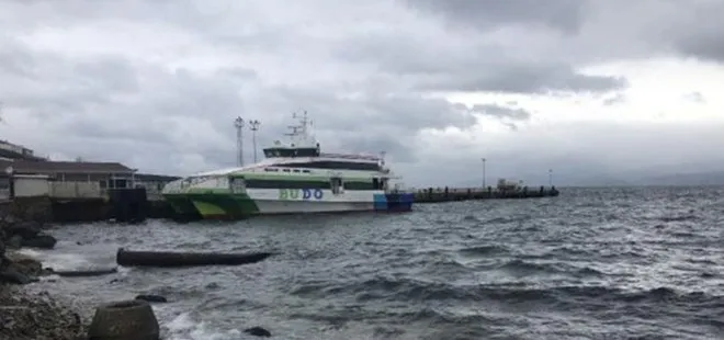 Deniz ulaşımına fırtına engeli! Bursa-İstanbul arasında çok sayıda sefer iptal edildi
