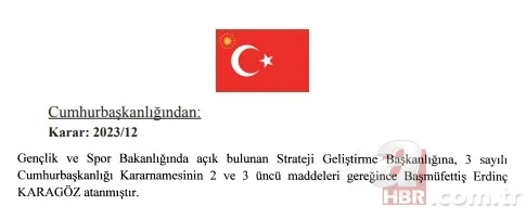Atama kararları Resmi Gazete'de: Birçok kuruma yeni isim görevlendirildi 5
