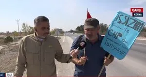Adana’dan Ankara’ya yürüyor! A Haber’de...