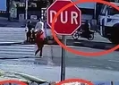 Beton mikseri bir motosikletliyi ezdi