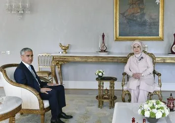 Emine Erdoğan Alekberov ile görüştü