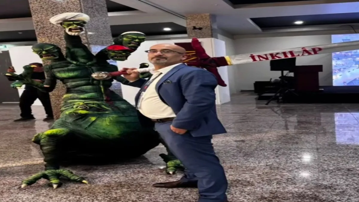 Fuarda skandal olay! Heykel üzerinden dini değerleri hiçe saydılar: 2 tutuklama