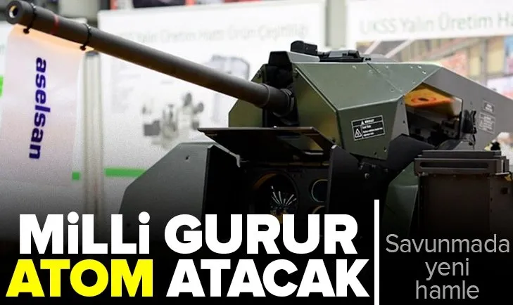 Savunma hamlelerine bir yenisi daha! ASELSAN’ın Sarp Silah Sistemi ’’Atom’’ kullanacak