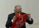 Meclise böyle veda etti!