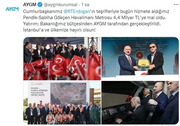 İBB Başkanı Ekrem İmamoğlu hükümetin Sabiha Gökçen Havalimanı Metrosunu sahiplendi