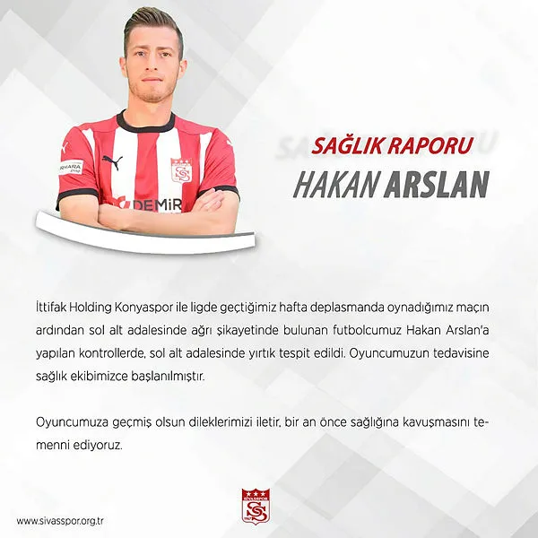 super-ligde-sakatlik-soku-sivassporda-hakan-arslanin-adalesinde-yirtik-tespit-edildi-1642196173686.jpg Süper Lig'de sakatlık şoku! Sivasspor'da Hakan Arslan'ın adalesinde yırtık tespit edildi - 2