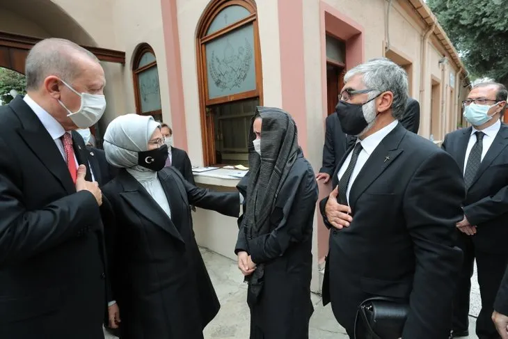 Başkan Erdoğan AK Parti İstanbul Milletvekili Markar Esayan'ın cenaze törenine katıldı
