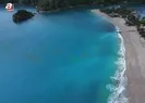 Ölüdeniz’in rengi turkuaza döndü