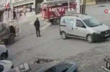 İzmir’de feci kaza kamerada