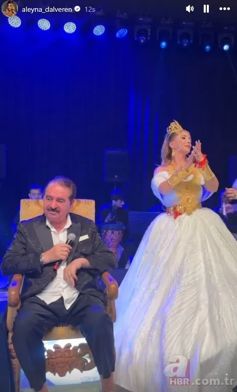 Aleyna Dalveren'in düğününde İbrahim Tatlıses sürprizi! Görüntüler olay oldu! Kilolarca altın... 6