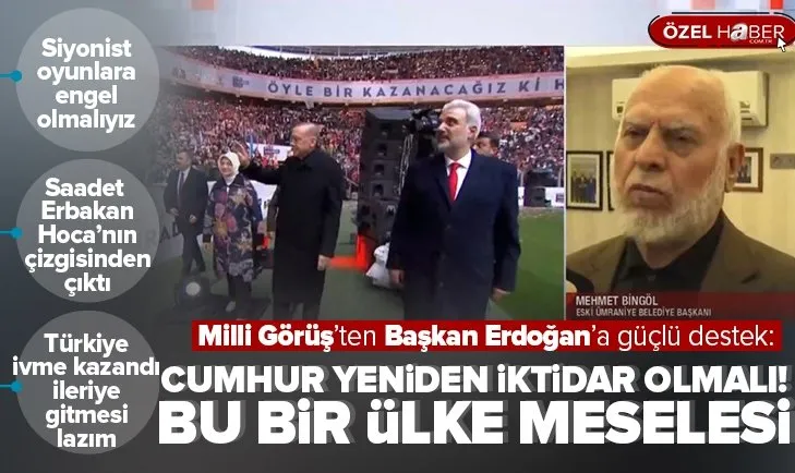Saadet Partili Mehmet Bingöl A Haber’e konuştu: Başkan Erdoğan yeniden Cumhurbaşkanı seçilmeli! Siyonist oyunlara engel olmalıyız