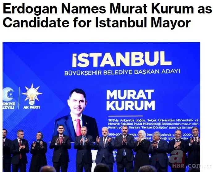 Murat Kurum'un adaylığı dünya basınında nasıl yankı buldu? AP, VAO, Kathimerini, ABC... 14