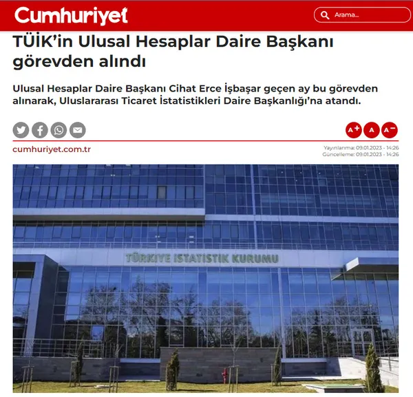 1673339968361.jpg Muhalefet medyasından küresel tetikçilerle skandal iş birliği! "TÜİK Ulusal Hesaplar Daire Başkanı görevden alındı" provokasyonu - 7