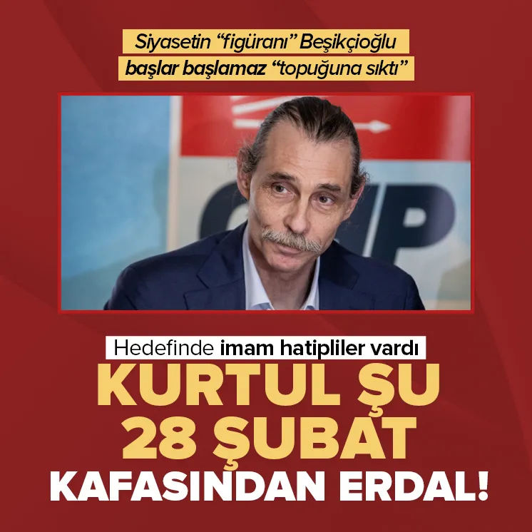 Erdal Beşikçioğlundan imam hatip gafı!