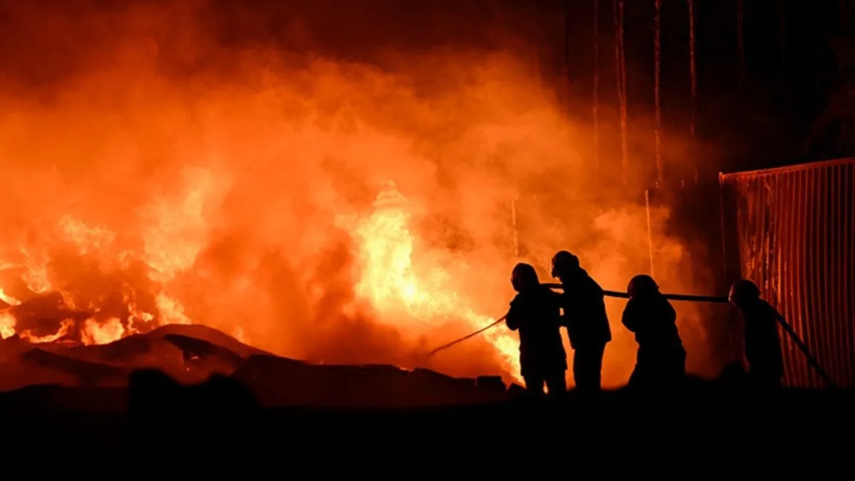 Arjantin'de sanayi bölgesindeki patlama! Yaralılar var