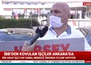 İBBden kovulan işçiler Ankarada! CHP Genel Merkezinde eylem yapıyorlar
