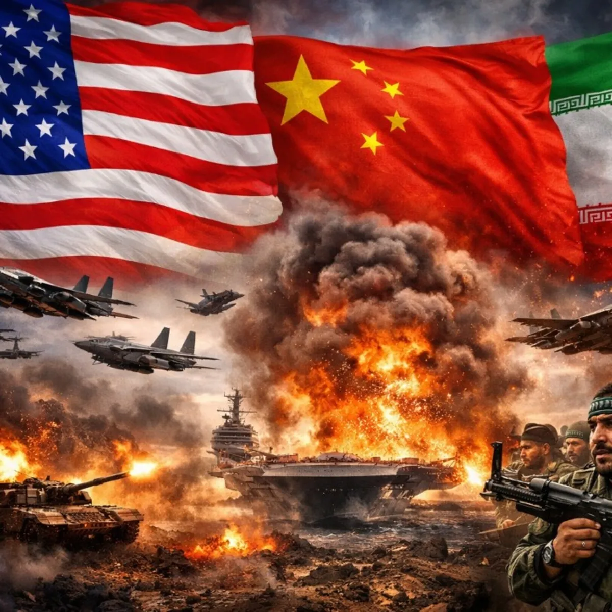 Orta Doğu'da satranç tahtası kuruldu! Çin sahada ABD yığınakta: Devlerin savaşı kapıda mı?