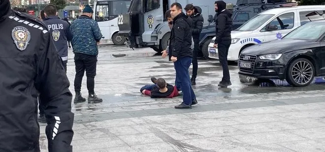 Son dakika... Çağlayan Adliyesi önünde polis bıçaklandı: Saldırgan vuruldu!
