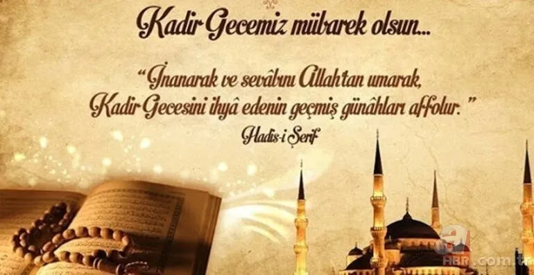 En güzel, derin duygulu, kısa, ayetli Resimli Kadir Gecesi tebrik mesajları! Anneye, babaya, eşe, sevgiliye Kadir Gecesi güzel sözleri! 18