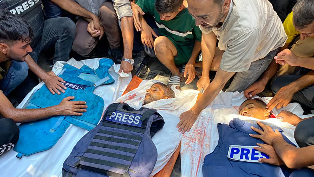 İsrail'in muhabirlerini katlettiği Al Jazeera televizyonundan uluslararası topluma çağrı!