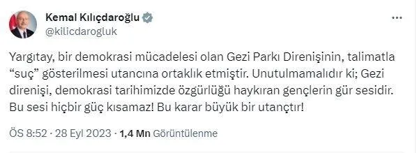 1696000779695.jpeg CHP lideri Kemal Kılıçdaroğlu yine Türkiye'yi hedef aldı AİHM'in FETÖ'cülerle ilgili skandal kararını savundu - 4