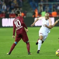 Trabzonspor - Galatasaray derbisinden kareler