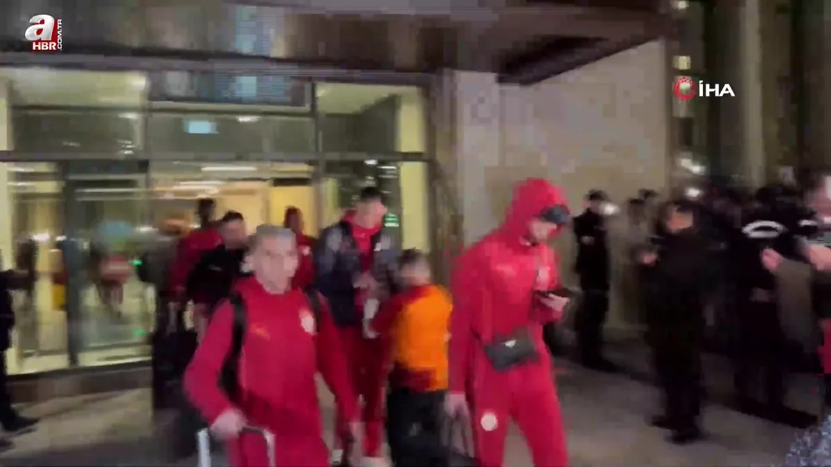 Galatasaray'a, Rize'de coşkulu karşılama