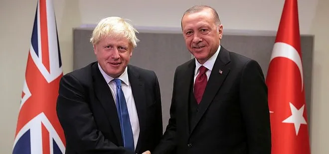 Başkan Erdoğan, Johnson ile görüştü