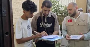 Gazzeli mağdurlara umut oldular