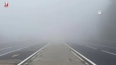 Bolu Dağı’nda sis etkili oldu