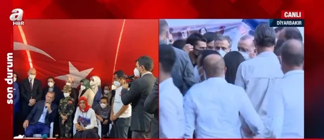 Başkan Erdoğan ile görüşen aileler A Haber’e konuştu: Allah onu başımızdan eksik etmesin