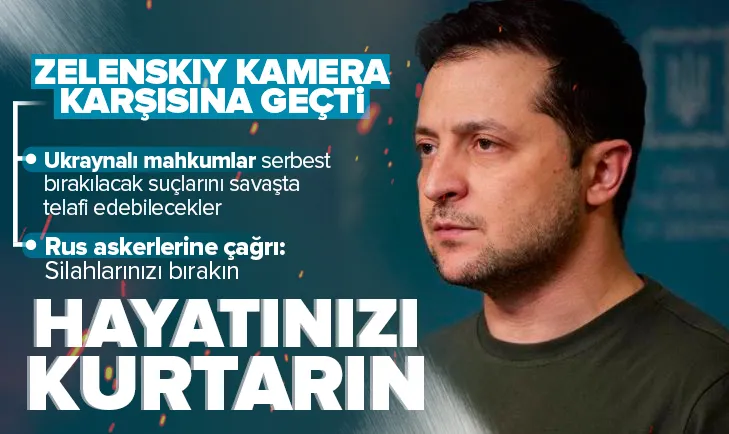 Zelenskiy’den AB ve Rus askerlerine çağrı!