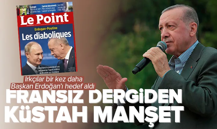 Irkçı Fransız dergisinden skandal manşet!