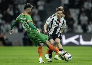 Kartal'ın kanadı kırık! Beşiktaş  Alanyaspor mücadelesi  1-1 eşitlikle sona erdi