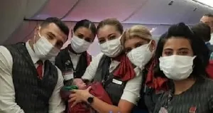 THY’de bebek heyecanı!