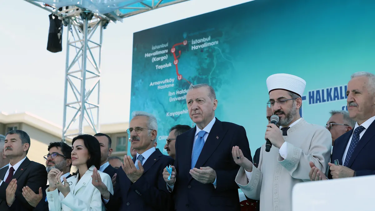 Başkan Erdoğan Halkalı-İstanbul Havalimanı metro hattını açtı: 31 Temmuz'a kadar ücretsiz olacak