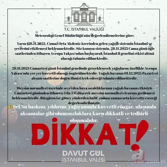 Türkiye genelinde yağış: O saatlere dikkat! Meteorolojiden 8 il için sarı ve turuncu kod 16