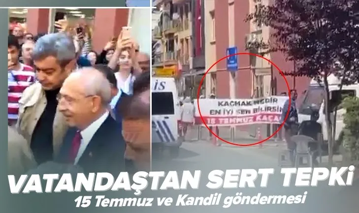 Düzce’de vatandaşlardan CHP lideri Kemal Kılıçdaroğlu’na tepki! Kaçmak nedir en iyi sen bilirsin