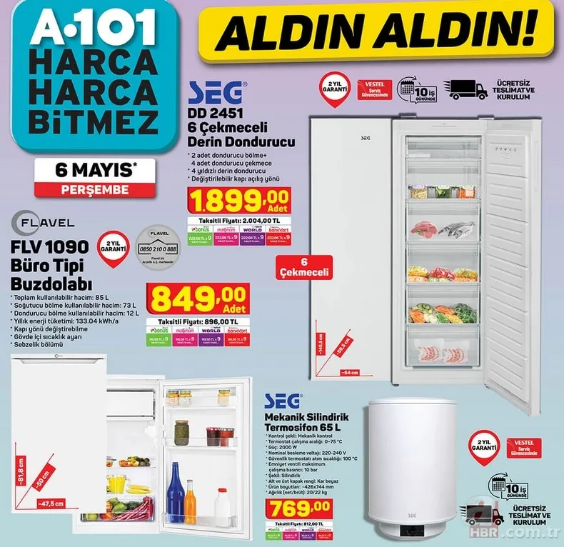 A101 6 Mayıs 2021 aktüel kataloğu! Bu hafta A101'de hangi ürünler indirimli? Dikkat çeken liste... 4