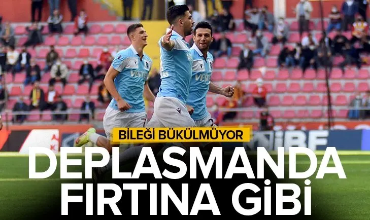 Trabzonspor deplasmanda fırtına gibi