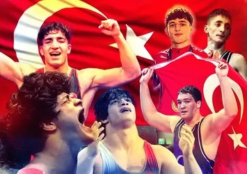 20 Yaş Altı Grekoromen Güreş Milli Takımı Sırbistan'da Avrupa şampiyonu oldu