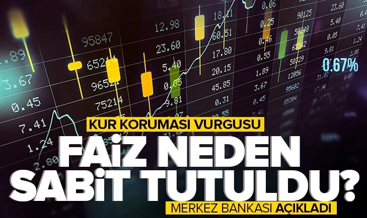 Son dakika: Faiz neden sabit tutuldu? Merkez Bankası Para Politikası Kurulu Toplantı Özeti yayımlandı: Kur koruması vurgusu