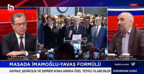 CHP yandaşı İsmail Saymaz muhalefetin 7 yardımcılı cumhurbaşkanı formülüne tepki gösterdi: Krizlere gebe bir durum