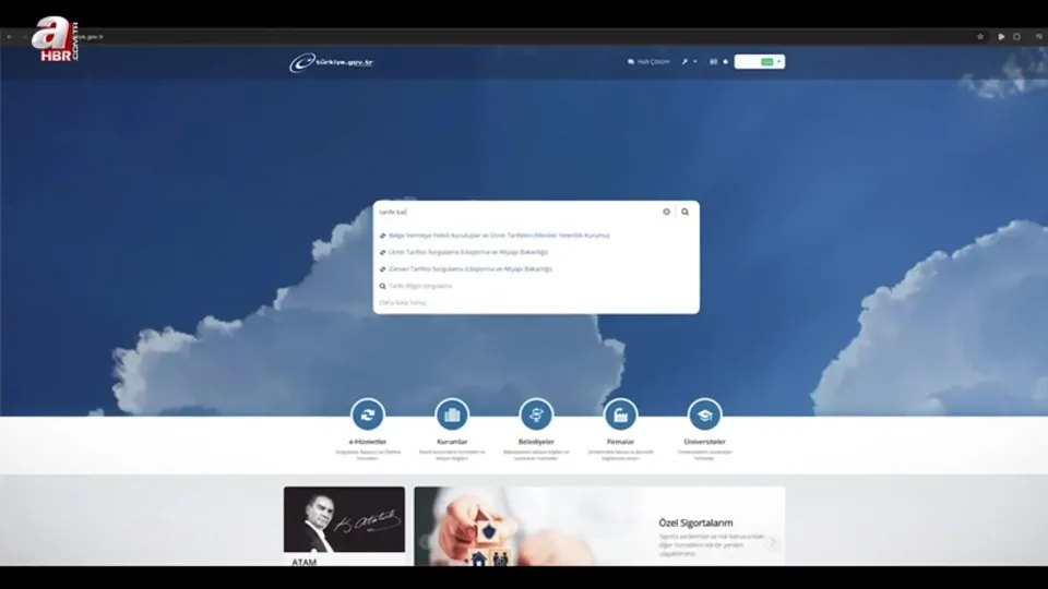 Tarife karşılaştırma sistemi e-Devlet’te