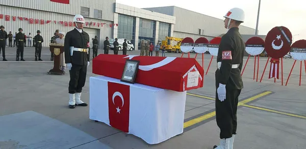 Barış Pınarı Harekatı şehidi Erdoğan Türkel için tören düzenlendi - 1