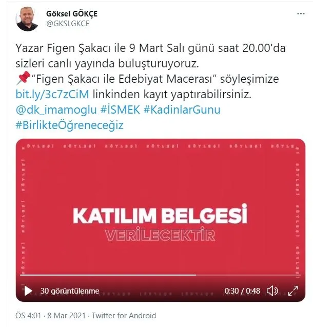 İBB, marjinal ilişkiyi savunan yazar Figen Şakacı’ya İSMEK kursiyerlerine ders verdirdi - 12