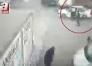 Otomobilin içerisine ölüm yağdırdı anlarla saniye saniye güvenlik kamerasında