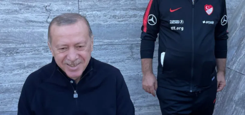 Başkan Erdoğan sahaya indi! İşte basketbol maçının skoru