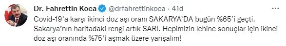 Mavi kategoriye giren il sayısı 24'e yükseldi! Sağlık Bakanı Fahrettin Koca duyurdu - 2